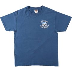 古着 ハーレーダビッドソン Harley-Davidson ドクロ柄 スカル柄 モーターサイクル バイクTシャツ メンズM相当/eaa636248