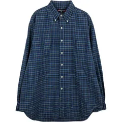 古着 ラルフローレン Ralph Lauren BLAKE 長袖 ボタンダウンチェックシャツ メンズL相当/eaa634812