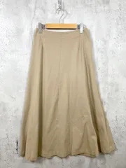 URBAN RESEARCH DOORS アーバンリサーチドアーズ ストレッチ コットンカットフレア スカート sizeOne/ベージュ ■■ レディース