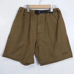 AIGLE エーグル ハーフ クライミング パンツ リップストップ コットン アウトドア カーキ系 M D577のサムネイル