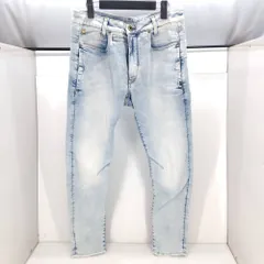 05w20529 ジースター・ロゥ G-Star RAW  D-STAQ 3D SLIM Jeans  ライトブルー  メンズ  W32L32  デニムパンツ  コットン  【中古品】