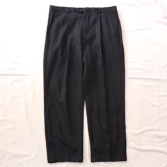 未使用級】シュタイン ロング ワイド トラウザーズ 25ss タック 黒 L