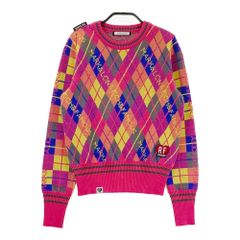 CPGゴルフ クルーネックロゴ柄　ニット　新品未使用　冬ゴルフ CPGゴルフ クルーネックロゴ柄 ニット 新品未使用 冬ゴルフ - メルカリ