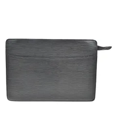 LOUIS VUITTON ルイヴィトン ポシェット オム クラッチ ハンドバッグ エピ ブラック M52522 02KC139
