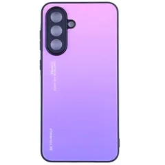 Galaxy A57 5G ケース SC-54G グラデーション ハイブリット ケース 【Color】ピンク・パープルのサムネイル