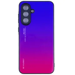 Galaxy A57 5G ケース SC-54G グラデーション ハイブリット ケース 【Color】ブルー・ピンクのサムネイル