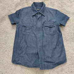 APC A.P.C アーペーセー フランス製  【サイズ】  36　デニムシャツ　半袖　SHIRT　DENIM　レディース　中古　古着のサムネイル