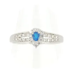 アウイナイト ダイヤモンド リング 指輪 17号 0.23ct 0.12ct Pt900(プラチナ) 質屋出品