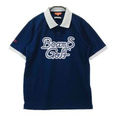 ビームスゴルフ BEAMS ポロシャツ 半袖 刺繍ロゴ 総柄 L - メルカリ