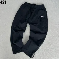 ナイキ ブラック カーゴ ジョガー パンツ M
