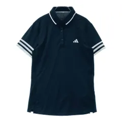 サイズ：M ADIDAS GOLF アディダスゴルフ  半袖ポロシャツ  ブラック系 [240101671017] ゴルフウェア レディース ストスト