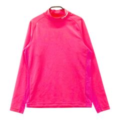 美品/メンズL】TFW49 モックネック 長袖 インナー ピンク ゴルフウェア