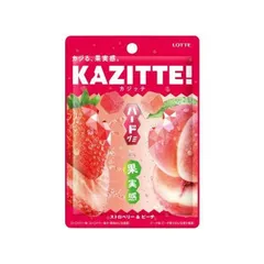 ロッテ カジッテ ストロベリー＆ピーチ 80g×10袋のサムネイル