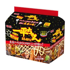 明星食品 一平ちゃん夜店の焼そば（袋） からしマヨ付 5食×6個のサムネイル