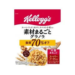 日本ケロッグ グラノラ脂質70%オフ プレーン 350g×6袋のサムネイル