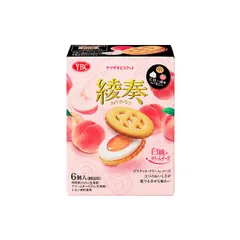 ヤマザキビスケット（YBC） 綾奏 白桃クリームチーズ 6個×6個のサムネイル