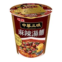 明星食品 中華三昧タテ型 重慶飯店 麻辣湯麺 12個のサムネイル