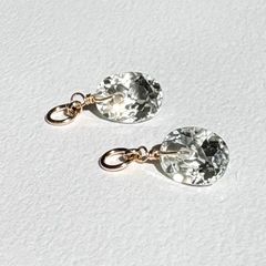 14kgf グリーンアメジスト ロング チャーム - メルカリ