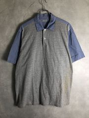 COMME des GARCONS HOMME 田中オム 袖切替長袖ポロシャツ - メルカリ