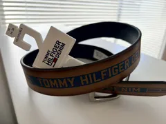 【新品】Tommy Hilfiger レザーベルト リバーシブル M(34-36)サイズ