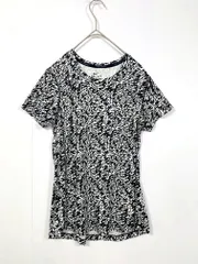 NIKE ナイキ 719546-100 DRI-FIT アンダーウェア Tシャツ sizeM/黒×白 ■■レディース
