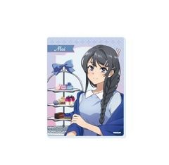 사쿠라지마 마이 아크릴 카드 청춘 돼지 야로는 란도셀 걸의 꿈을 꾸지 않는다 아크릴 카드 01 다도회 Ver. (신작 일러스트) 사쿠라지마 마이 A 상품 파랑 돼지 카드