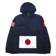 VCTRY MCMXCV ( 10DEEP ) アノラックパーカー S ネイビー 日本国旗 ワッペン