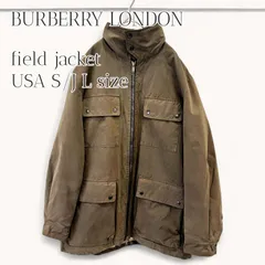 BURBERRY LONDON バーバリーロンドン オイルドジャケット 白タグ ノバチェック裏地 スタンドカラー フィールドジャケット メンズL相当 USA製