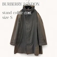 BURBERRY LONDON バーバリーロンドン スタンドカラーコート ノバチェック ライナー付き ブラウン メンズS相当