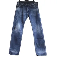 DIESEL ディーゼル BELTHER デニムパンツ ブルー メンズ 中古