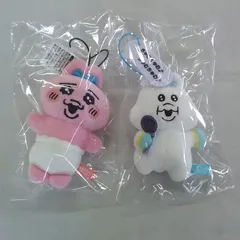 【新品・タグ付】おぱんちゅうさぎ 握られマスコット ＆ んぽちゃむ セット  B-37