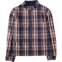 古着 ブルックスブラザーズ Brooks Brothers Est.1818 チェック柄 リバーシブル ハリントンジャケット スイングトップ/eaa633299のサムネイル