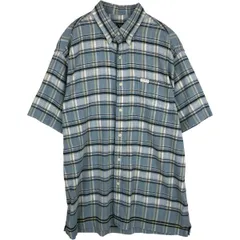 古着 ラルフローレン Ralph Lauren CHAPS チャップス 半袖 ボタンダウン チェックシャツ ボックスシャツ メンズXL相当/eaa635687