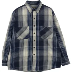 古着 長袖 フランネルチェックシャツ メンズXL相当/eaa477791