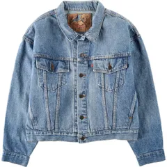 古着 90年代 リーバイス Levi's 70598-4891 デカパッチ デニムジャケット Gジャン USA製 メンズM相当 ヴィンテージ/eaa632497