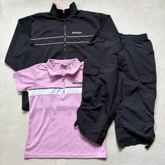 【まとめ売り】3点セット  Kaepa ケイパ スポーツウェア トレーニングウェア フルジップ長袖ジャージ 半袖シャツ 5分丈パンツ レディースMサイズ