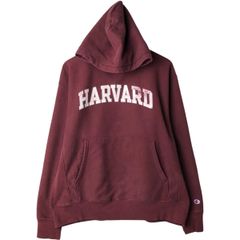 お*ぎ様 赤タグChampion HARVARD パーカー リバースウィーブ - メルカリ
