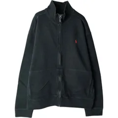 古着 ラルフローレン Ralph Lauren POLO by Ralph Lauren リブ編み フルジップスウェットシャツ トレーナー メンズL相当/eaa630455