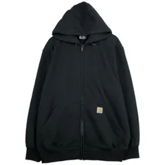 古着 カーハート Carhartt Loose Fit RAIN DEFENDER フルジップスウェットシャツ トレーナー メンズXL相当/eaa632999