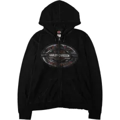 古着 ハーレーダビッドソン Harley-Davidson スウェットフルジップパーカー メンズL相当/eaa420313