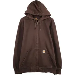 Carhartt カーハート フルジップ パーカー ブラウン フェード Amazon.co.jp: carhartt(カーハート) RAIN DEFENDER LOOSE FIT HEAVY