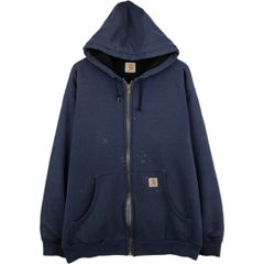 carhartt overzise zip hoodie 裏サーマル kanye - メルカリ