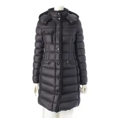 モンクレール 2018 HERMINE エルミンヌ ナイロン ダウンジャケット コート アウター ブラック 00【中古】