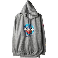 古着 90年代 ディズニー DISNEY MICKEY MOUSE ミッキーマウス キャラクター スウェットプルオーバーパーカー レディースXL相当/eaa635545