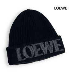 ☆新品未使用☆ LOEWE ニットキャップ カシミヤ ブラック - メルカリ