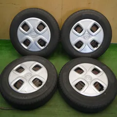 4本価格！25年★マツダ キャロル 純正 スチール 145/80R13 プラクティバ ヨコハマ 13インチ PCD100/4H★6041305Hノのサムネイル