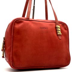 美品】ロエベ ベラスケス ハンドバッグ ボストン ツイスト金具 レザー 