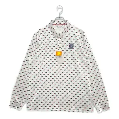 未使用品 メンズ アンパスィ and per se 長袖ポロシャツ LL 白