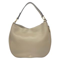 COACH(コーチ) ショルダーバッグ美品  ノマド ホーボー グラブタン レザー 36026 ベージュ レザー COACH(コーチ) ショルダーバッグ美品 ノマド ホーボー グラブタン