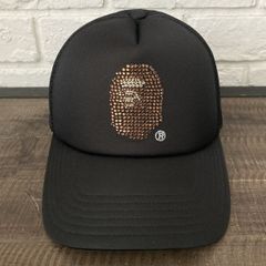 A BATHING APE スワロフスキー メッシュキャップ 帽子 - メルカリ